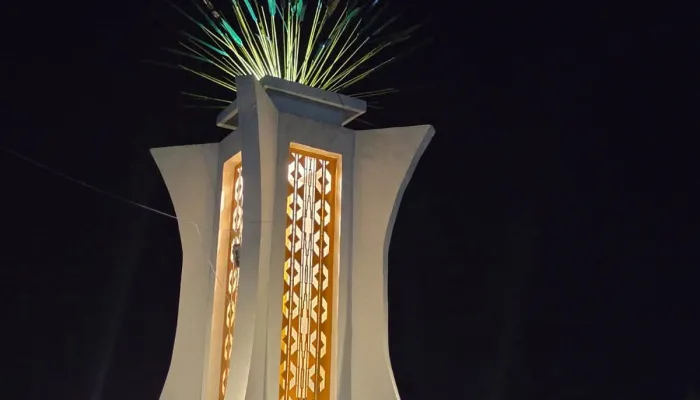 Tugu Sorume di Mowewe Tampil Megah dan Ikonik sebagai Ciri Khas Koltim
