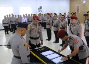 Irjen Pol Didik Agung Widjanarko Pimpin Sertijab Tiga PJU Polda Sultra dan Kapolresta Kendari