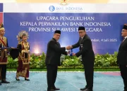 Edwin Permadi Dikukuhkan Sebagai Kepala Perwakilan Bank Indonesia Provinsi Sultra