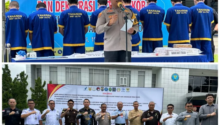 Kapolda Sultra Irjen Pol Didik Agung Widjanarko Ancam Hukum Mati Pelaku Penyalahgunaan Narkoba