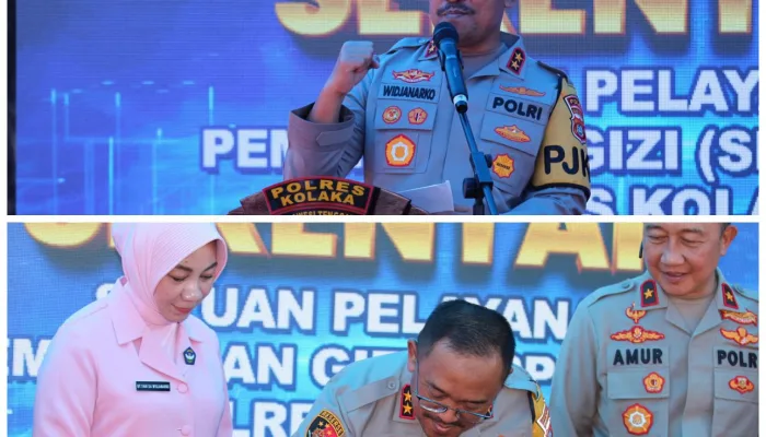 Dukung Pemenuhan Gizi Anak Sekolah, Kapolda Sultra Resmikan SPPG Polres Kolaka