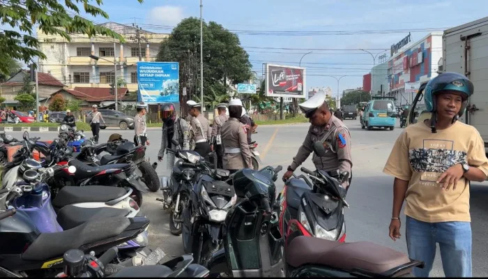 Puluhan Motor Knalpot Brong Terjaring Razia