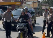 47 Kendaraan Terjaring Razia Ditlantas Polda Sultra di Depan RS Bhayangkara