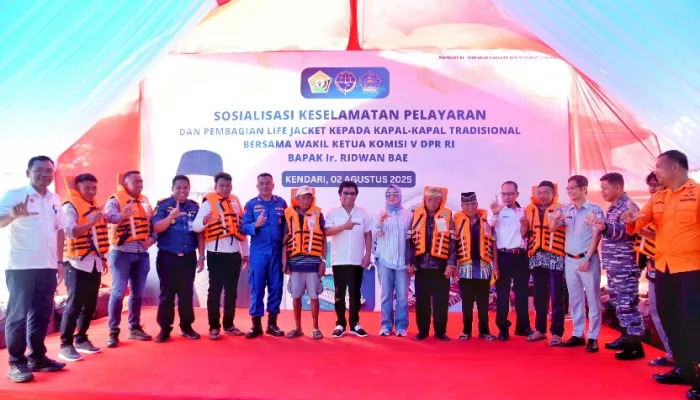 Kolaborasi Lintas Sektor di Kendari, Wali Kota Dorong Kesadaran Keselamatan Transportasi Laut