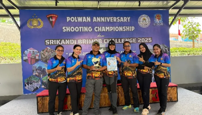 Polwan Polda Sultra Raih Juara II Ajang Anniversary Shooting Championship Tournament Dan Srikandi Brimob Challenge 2025