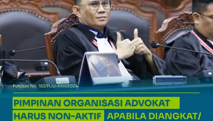 Mahkamah Konstitusi Menguji Ulang Batasan Masa Jabatan Pimpinan Organisasi Advokat