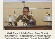 Wakil Bupati Buka Bimtek Implementasi Pengendalian Monitoring dan Evaluasi Pembangunan