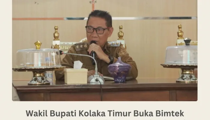 Wakil Bupati Buka Bimtek Implementasi Pengendalian Monitoring dan Evaluasi Pembangunan