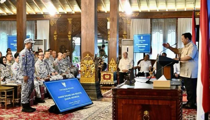 Presiden Prabowo Beri Arahan dan Lepas Keberangkatan Retreat Anggota KADIN Indonesia