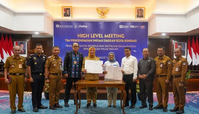 TPID Kota Kendari bersama BI Sultra Launching 115 Kios Pangan Digital