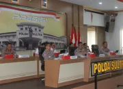 Polda Sultra Ikut Vicon Bersama Kapolri Bahas Beras Oplosan dan Beras SPHP