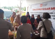 Polsek Abeli dan Ditreskrimum Polda Sultra Gelar Pasar Murah