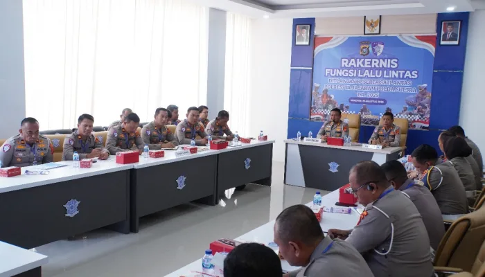 Ditlantas Polda Sultra Gelar Rakernis Fungsi Lantas