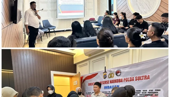 Ditresnarkoba Polda Sultra Gelar Penyuluhan Bahaya Narkoba
