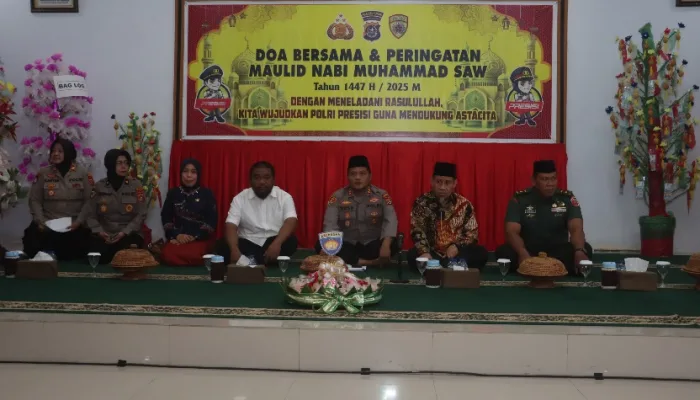 Peringati Maulid Nabi Muhammad SAW 1447 H, Polresta Kendari Gelar Doa dan Santuni Anak Yatim