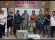 Resmob Polda Sultra Tangkap Pria Spesialis Pencuri Barang Elektronik