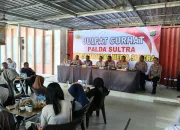 Polda Sultra Gelar “Jumat Curhat” Bersama Insan Media Bahas Masalah Kamtibmas