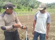 Anggota Polri di Kota Baubau Hadirkan Inovasi Penyiraman Mesin Kincir untuk Petani