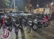 Satlantas Polresta Kendari Razia Knalpot Bogart, Puluhan Kendaraan Terjaring