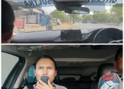 Ajak Pengendara Tertib dan Tidak Melawan Arus, Personil Ditlantas Polda Sultra Gelar Patroli