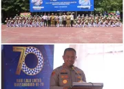 Syukuran Hari Lalu Lintas Bhayangkara ke-70. Kapolda Sultra : Fokus Utama Menurunkan Angka Lakalantas