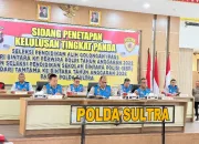Wakapolda Sultra Pimpin Sidang Penetapan Kelulusan Seleksi PAG dan SBP Tahun 2025-2026