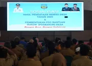 Tren Positif Pembangunan Desa, Plt. Bupati Koltim Buka Sosialisasi Hasil Indeks Desa dan Perkuat Akses Hukum Melalui POSBAKUM