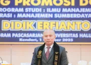 Wadir Reskrimsus Polda Sultra Resmi Raih Gelar Doktor di UHO