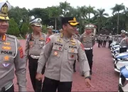 Jelang STQH Ke 28, Ditlantas Polda Sultra Apel Gelar Kendaraan Operasional Pengawalan dan Pengamanan Jalur