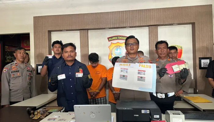 Dua Pelaku Pemalsuan SIM Diciduk Tim Buser77 Satreskrim Polresta Kendari
