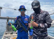 Patroli Gabungan Ditpolairud dan DKP Sultra Ringkus Pelaku Bom Ikan di Perairan Bokori
