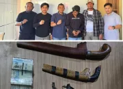 Residivis Curanmor Diringkus di Kendari, Ditemukan Badik hingga Alat Isap Sabu