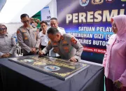 Kapolda Sultra Resmikan SPPG Polres Butur