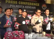 Satreskrim Polresta Kendari Bongkar Peredaran Kosmetik Ilegal