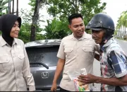 Personel Ditlantas Polda Sultra Gelar Baksos “Jumat Berkah”