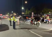Ditlantas Polda Sultra Gelar Patroli Malam Minggu, Antisipasi Balap Liar dan Gangguan Kamseltibcar