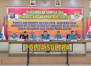 Pengambilan Sumpah dan Penandatanganan Pakta Integritas Seleksi Pendidikan Pengembangan Polri TA 2026 Tingkat Polda Sultra