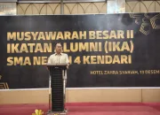 Gubernur ASR Hadiri Musyawarah Besar IKA SMAN 4 Kendari