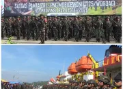 Danrem 143/HLO Lepas 450 Prajurit Yonif 725 Woroagi untuk Satgas PAMTAS RI-PNG