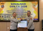 Biro SDM Polda Sultra Gelar Sosialisasi DIPA TA 2026 dan Anev Kinerja Anggaran 2025