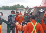 Gunakan Heli Basarnas Korban Pesawat ATR 42-500 di Jurang 200 Meter Berhasil Dievakuasi