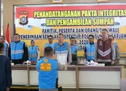 Penandatangan Pakta Integritas dan Pengambilan Sumpah Penerimaan SIPSS TA 2026 Panda Polda Sultra