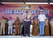 Dirlantas Polda Sultra Pimpin Upacara di SMAN 4 Kendari, Edukasi Pelajar Soal Keselamatan Lalu Lintas
