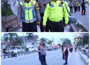 Ditlantas Polda Sultra Kanalisasi Jalur Khusus Scooter, Sepatu Roda dan Sepeda Listrik di Kawasan Tugu MTQ Kendari