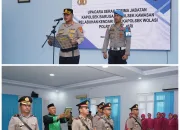 Kapolresta Pimpin Upacara Sertijab Tiga Kapolsek Jajaran Polresta Kendari
