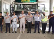 Ramp Check Bus AKAP di Terminal Puuwatu, Pastikan Angkutan Mudik Lebaran Laik Jalan