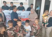 Bakti Sosial Ramadan, Ditreskrimsus Polda Sultra Sambangi Panti Asuhan