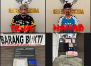 Satresnarkoba Polresta Kendari Ringkus Dua Pengedar Sabu, Sita 4,91 Gram dan Uang Hasil Transaksi