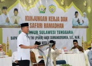 Safari Ramadan di Baubau, Gubernur Sultra Komitmen Prioritaskan Kesejahteraan Ditengah Efisiensi Anggaran