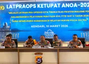 Gelar Latpra Ops Ketupat Anoa 2026, Polda Sultra Mantapkan Pelayanan Idul Fitri 1447 H